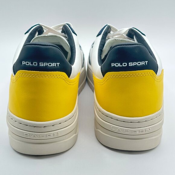 Men's Polo Ralph Lauren PS300  100% Leather Sneaker Size 11.5 - Picture 4 of 11